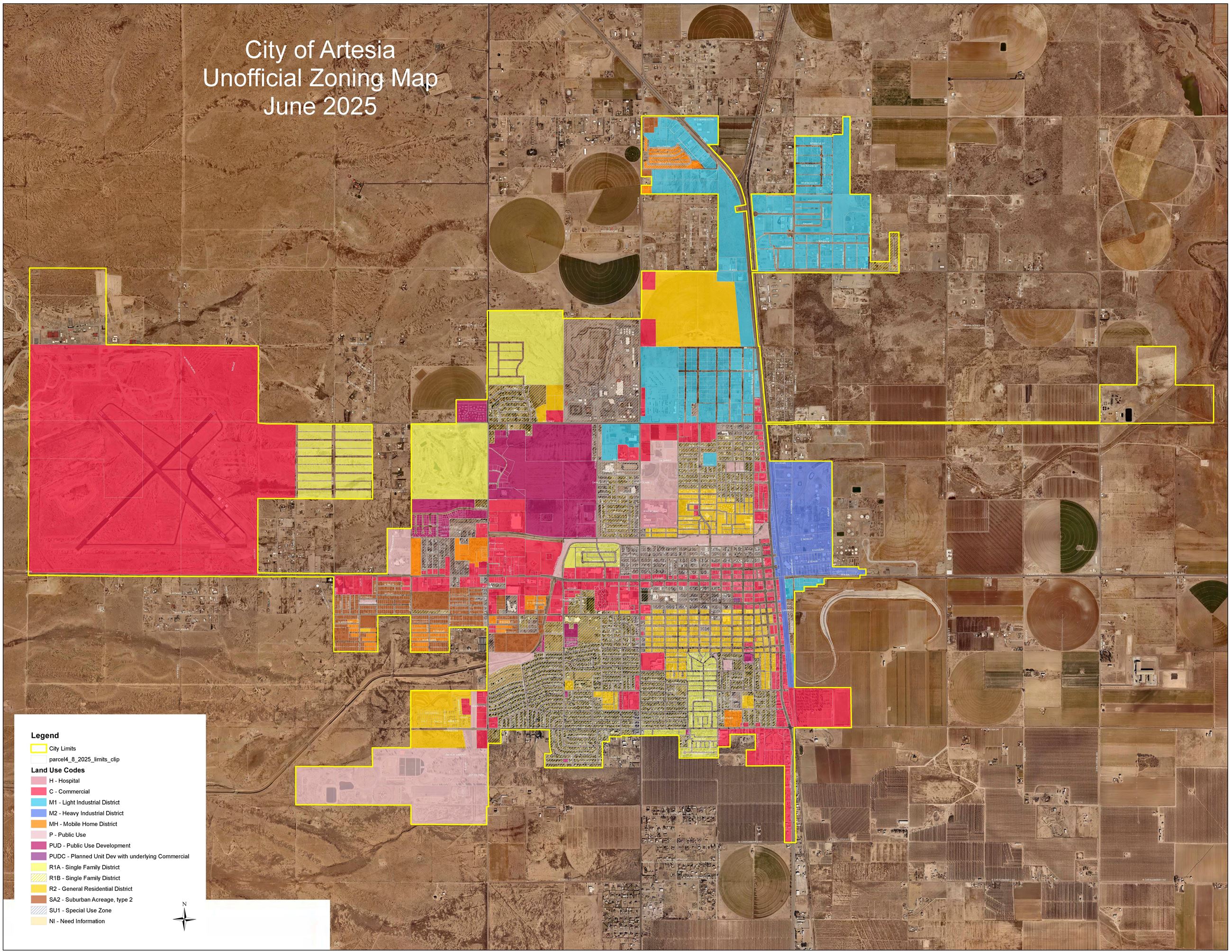 City Zoning Map 2025